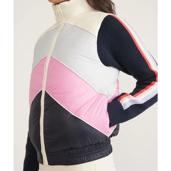 Marine Layer Antuco Archive reversible puffer vest colorblock water resistant M - Picture 1 of 12